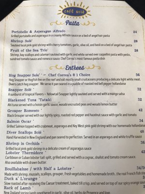 Menu photo 6 Cafe Sole Key West, FL Menu photo 6 Cafe Sole Key West, FL
