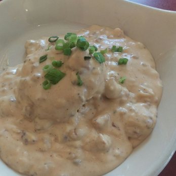 Scrambled Diner - Half order of biscuits and gravy - Breakfast & Brunch Near Me - Dyer, Indiana Scrambled Diner - Half order of biscuits and gravy - Breakfast & Brunch Near Me - Dyer, Indiana
