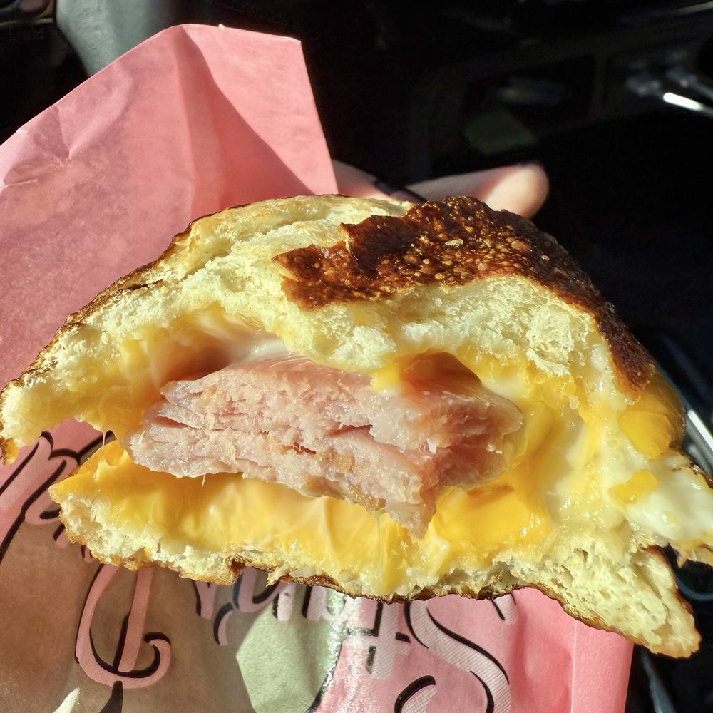 Stan's Donuts - so good! ham & cheese on a pretzel bun - Coffee & Tea Near Me - Naperville, Illinois Stan's Donuts - so good! ham & cheese on a pretzel bun - Coffee & Tea Near Me - Naperville, Illinois