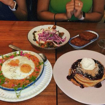 Unconventional Diner - Brussel Sprouts & Fried Eggs Sweet Potato Shakshuka Hash Browns - Breakfast & Brunch Near Me - Washington, DC, District of Columbia Unconventional Diner - Brussel Sprouts & Fried Eggs Sweet Potato Shakshuka Hash Browns - Breakfast & Brunch Near Me - Washington, DC, District of Columbia