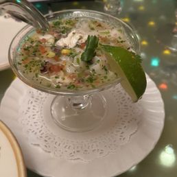 Aguacate con Ceviche