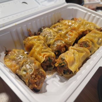 Cr8zy Bao - Spicy shrimp dumplings to go. An old favorite from the DB location and just as good! - Chinese Near Me - West Covina, California