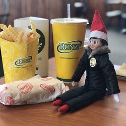 Runza - Mushroom Swiss Runza and Crinkle Fries