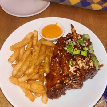 Sticky Rice - Crispy Chili Garlic Fries w/ Spicy Mayo Boneless Thai Fried Chicken - Thai Near Me - New York, New York Sticky Rice - Crispy Chili Garlic Fries w/ Spicy Mayo Boneless Thai Fried Chicken - Thai Near Me - New York, New York