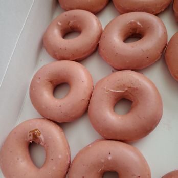 Krispy Kreme - Strawberry donuts - Donuts Near Me - Ontario, California