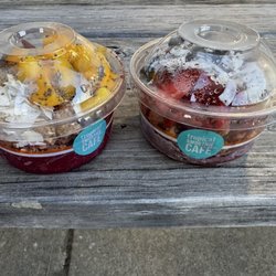 Dragon Fruit Bowl and Acai Bowl