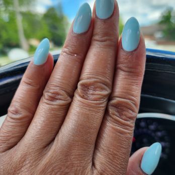 Nail’d It Salon & Spa - Another amazing set by Brian and Lisa at nail'd it salon in niles! No chip blue m026!!! - Nail Salons Near Me - Niles, Illinois Nail’d It Salon & Spa - Another amazing set by Brian and Lisa at nail'd it salon in niles! No chip blue m026!!! - Nail Salons Near Me - Niles, Illinois