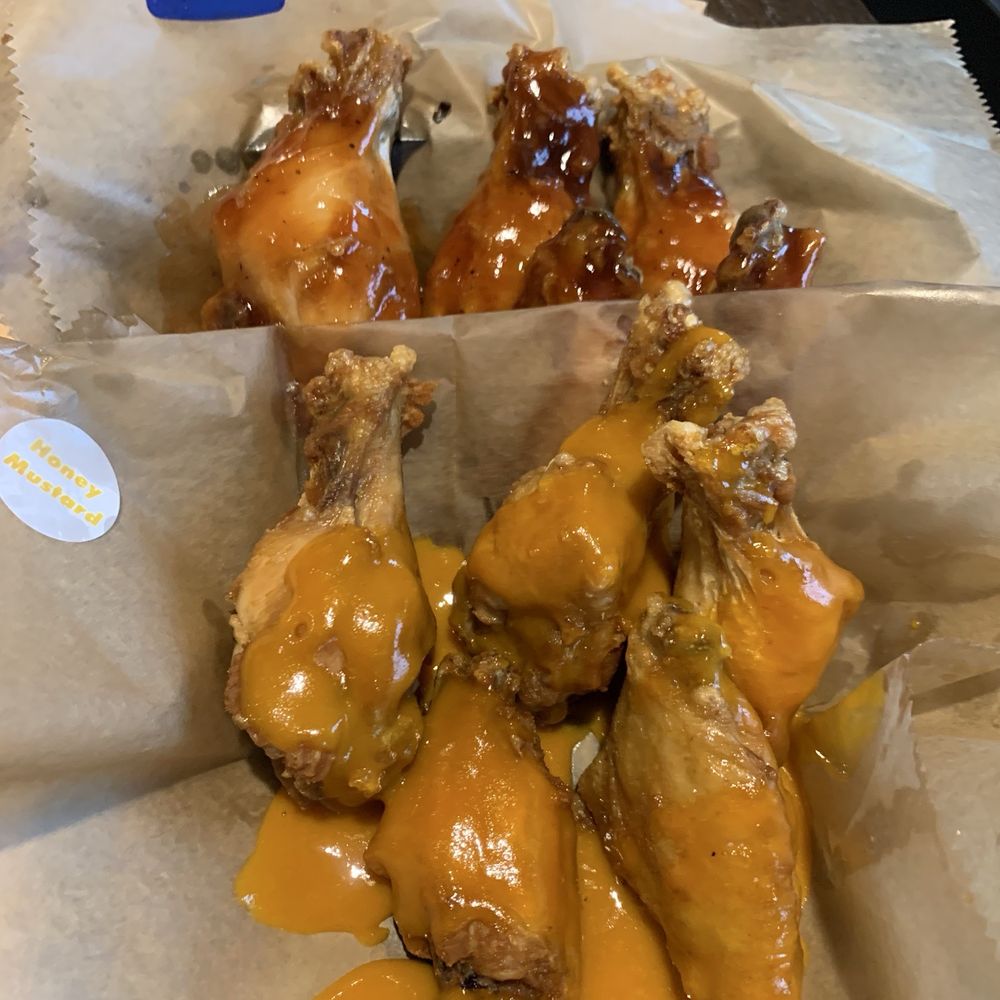 Wings Etc - Mahalo-Que and Honey Mustard wings - Burgers Near Me - Salem, Virginia Wings Etc - Mahalo-Que and Honey Mustard wings - Burgers Near Me - Salem, Virginia