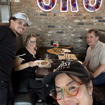 Crust Pizza - Smiling faces and great service! Yay! - Pizza Near Me - Katy, Texas