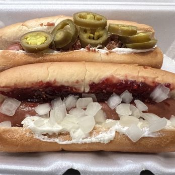 The Dog House Restaurant - Raspberry jam n cream cheese and a jalapeno, cream cheese and bacon one. - Cupcakes Near Me - Tecumseh, Michigan The Dog House Restaurant - Raspberry jam n cream cheese and a jalapeno, cream cheese and bacon one. - Cupcakes Near Me - Tecumseh, Michigan