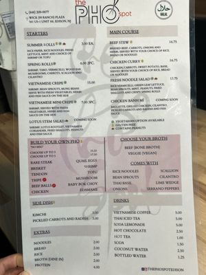 Menu photo 5 The Pho Spot Edison Edison, NJ