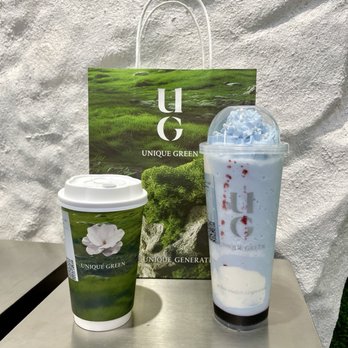 UG Tea - Camilla Oolong Milk Tea and Blueberry Blizzard Smoothie - Bubble Tea Near Me - Milpitas, California UG Tea - Camilla Oolong Milk Tea and Blueberry Blizzard Smoothie - Bubble Tea Near Me - Milpitas, California