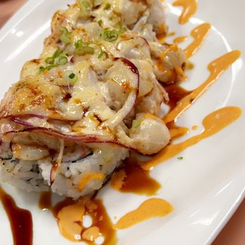 Koco Sushi - Baked Scallop Roll - Sushi Bars Near Me - Santa Ana, California Koco Sushi - Baked Scallop Roll - Sushi Bars Near Me - Santa Ana, California