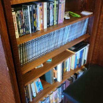 Romani Restoration - New oak bookshelves stained to complement original wood of 1911 house. - Refinishing Services Near Me - Pasadena, California