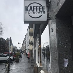 Kaffeehandwerk - Geschäftsschild.
Business Sign.