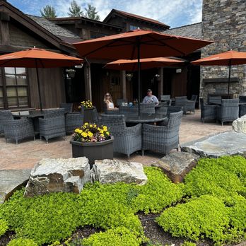 Wilderness Club Resort - They have indoor and outdoor dining. The patio was so pretty and relaxing. - Resorts Near Me - Eureka, Montana Wilderness Club Resort - They have indoor and outdoor dining. The patio was so pretty and relaxing. - Resorts Near Me - Eureka, Montana