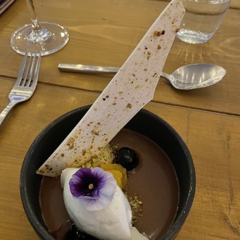 Cork Dork - Yummy dessert with the aforementioned giant chocolate. - New American Near Me - Thousand Oaks, California