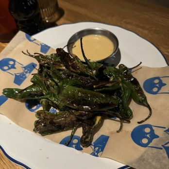 Doughbird - Cast Iron Shishito Peppers - Comfort Food Near Me - Dallas, Texas