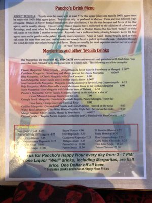 Menu photo 8 Pancho's Brookings, OR