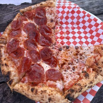 Zephanie’s Pizza - Half pepperoni half cheese - Pizza Near Me - Kahuku, Hawaii Zephanie’s Pizza - Half pepperoni half cheese - Pizza Near Me - Kahuku, Hawaii