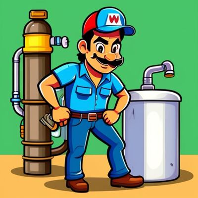 Wanted Plumbing Logo