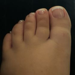 Eden Nails - French tip pedi