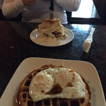 Dirty Oscar's Annex - Chicken and biscuit and meat in waffles. - Pubs Near Me - Tacoma, Washington Dirty Oscar's Annex - Chicken and biscuit and meat in waffles. - Pubs Near Me - Tacoma, Washington