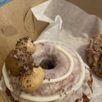 PVDonuts - Iced Vanilla Latte Brioche - Donuts Near Me - Providence, Rhode Island