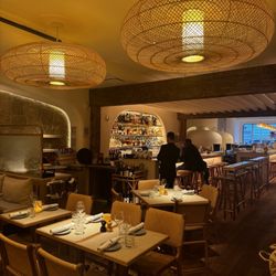 Inside of the restaurant.