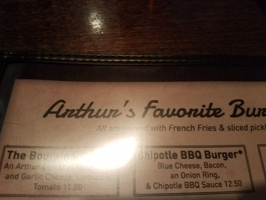 Arthur's by null