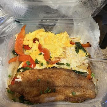FolkArt - Catfish, grits, and cheese eggs made - American Near Me - Decatur, Georgia