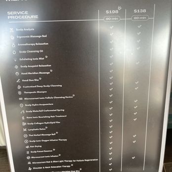 PureLux Scalp Spa - Price list, also on the website, select the 90 mins service!! - Day Spas Near Me - Newport Beach, California