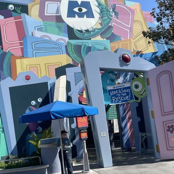 Disneyland Resort Area - Monsters inc outside ride facade - Resorts Near Me - Anaheim, California