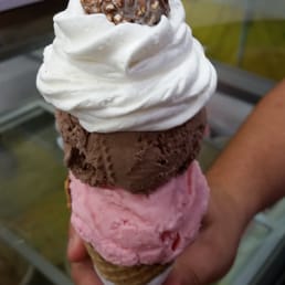 Strawberry, chocolate & whipped cream Strawberry, chocolate & whipped cream