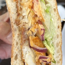 Sissy’s Sandwich - Chicken Sandwich - side shot
