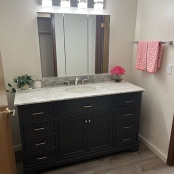 Valley Orchards Retirement Community - Bathroom sink - Apartments Near Me - Petaluma, California Valley Orchards Retirement Community - Bathroom sink - Apartments Near Me - Petaluma, California