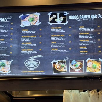 Noods Ramen Bar - Menu 1 - Ramen Near Me - Kaneohe, Hawaii