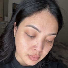 Healed ombré powder brows + eyeliner Healed ombré powder brows + eyeliner