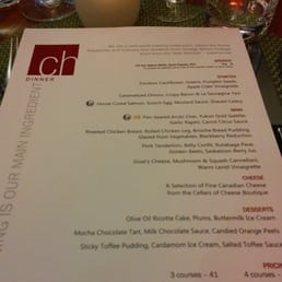 Winter 2014 menu Winter 2014 menu