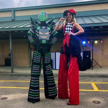 Divine Circus - LED Party Bot and themed Stilt Walkers - Performing Arts Near Me Divine Circus - LED Party Bot and themed Stilt Walkers - Performing Arts Near Me