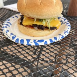 Our Little Beach Cafe - Smash cheeseburger