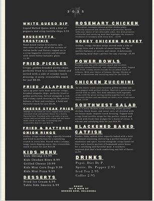 Menu photo 3 Rogue Local Broken Bow, OK