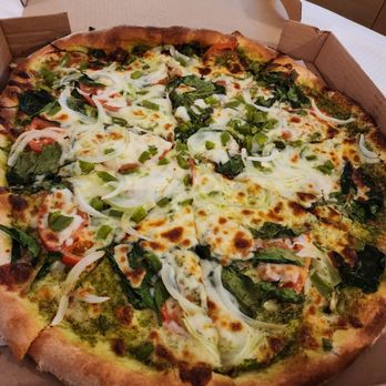 Prison Street Pizza - Veggie pizza with pesto added - Pizza Near Me - Lahaina, Hawaii Prison Street Pizza - Veggie pizza with pesto added - Pizza Near Me - Lahaina, Hawaii