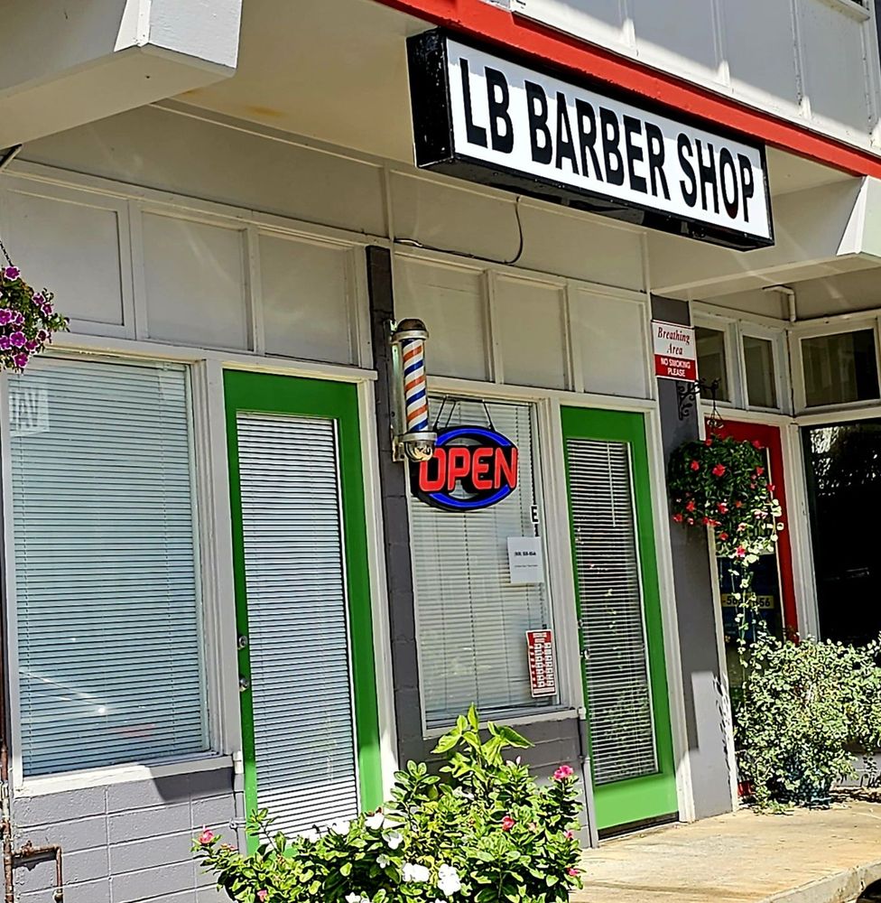 LB Barber Shop Logo