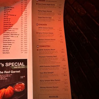 JINYA Ramen Bar - Buford - Menu too small to read - Ramen Near Me - Buford, Georgia JINYA Ramen Bar - Buford - Menu too small to read - Ramen Near Me - Buford, Georgia