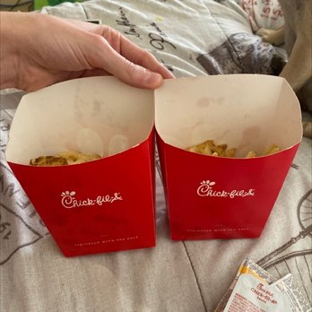 Chick-fil-A - This is supposed to be two large fries? - Fast Food Near Me - Chandler, Arizona Chick-fil-A - This is supposed to be two large fries? - Fast Food Near Me - Chandler, Arizona