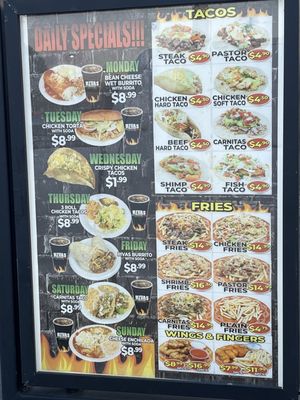 Menu photo 1 Rivas Mexican Grill Sparks, NV