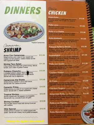 Menu photo 5 El Cabrito Mexican Restaurant Vinita, OK