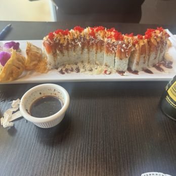 Kin Thai & Sushi - Red Dragon Roll - Thai Near Me - San Antonio, Texas Kin Thai & Sushi - Red Dragon Roll - Thai Near Me - San Antonio, Texas