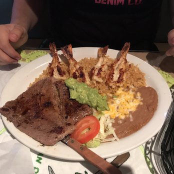 Toledo's Mexican Restaurant - Clovis - Chefs special! Garlic shrimp and steak! - Mexican Near Me - Clovis, California